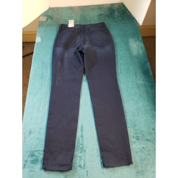 NYDJ Jeans Size 2 Petite Womens Blue Pants Stretch Mid Rise Rise Legging NWT - Picture 10 of 13
